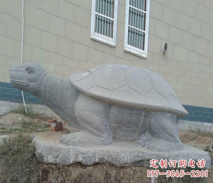 南通大理石乌龟石雕精美的古典风格装饰