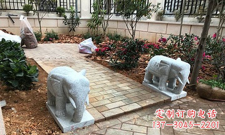 南通大理石小象石雕，让你的大好家园更加美丽