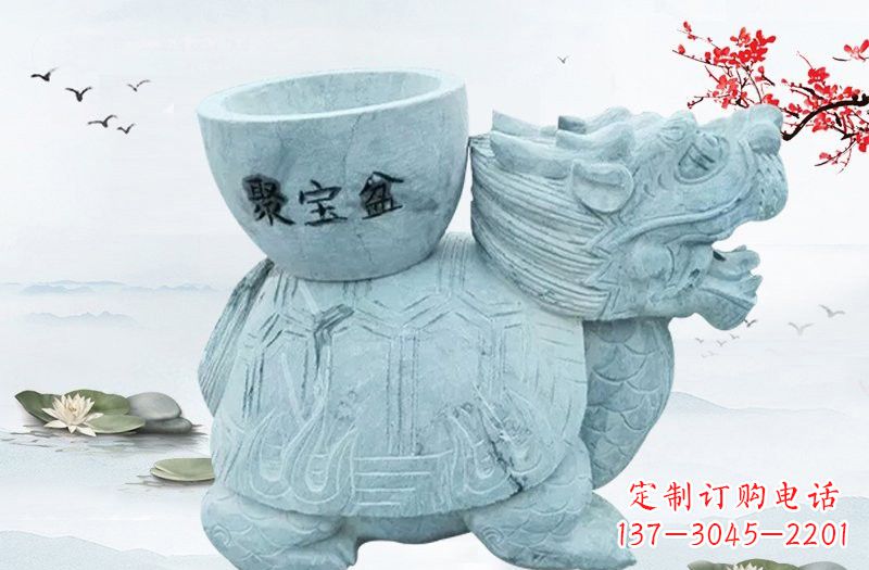 南通大理石招财龙雕塑