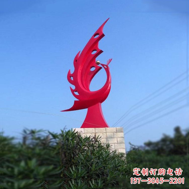 南通凤凰不锈钢雕塑