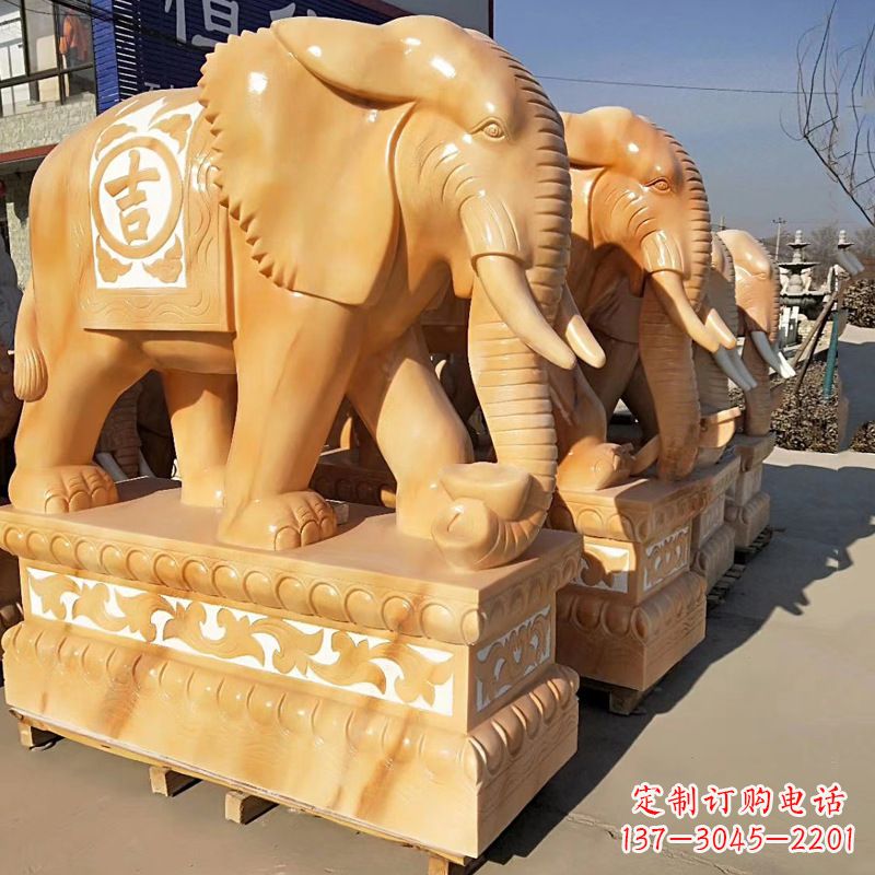 南通以大象雕塑点缀你的风水