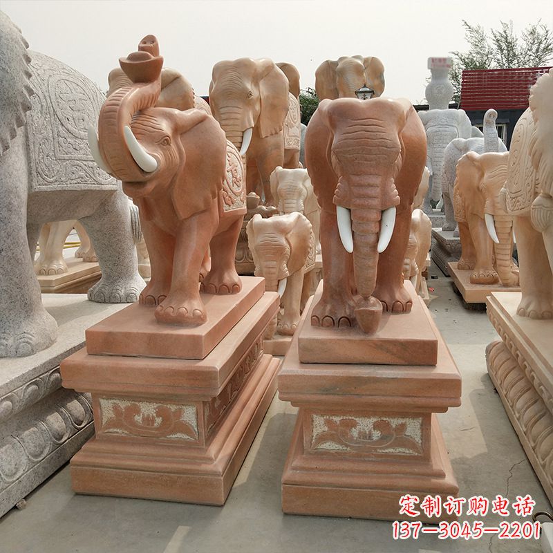 南通山石大象雕塑