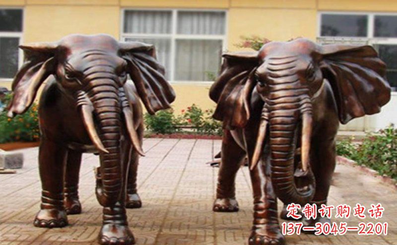 南通大象铜雕艺术塑像