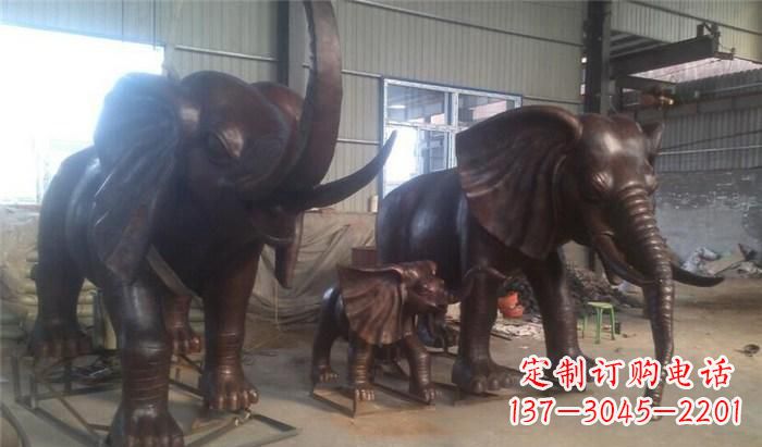 南通高品质大象铜雕塑
