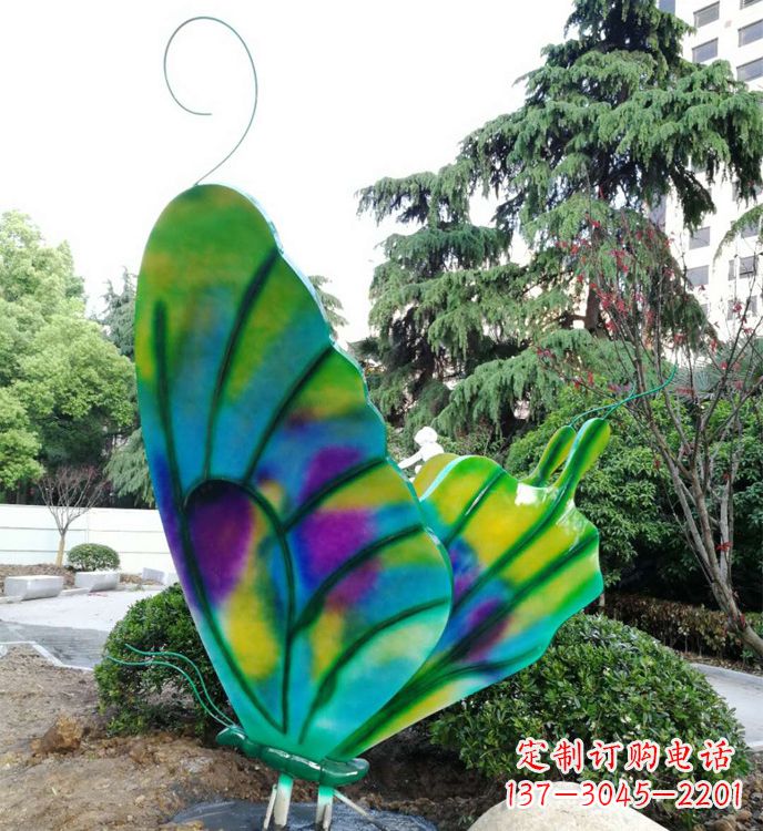 南通不锈钢蝴蝶雕塑,装点城市广场