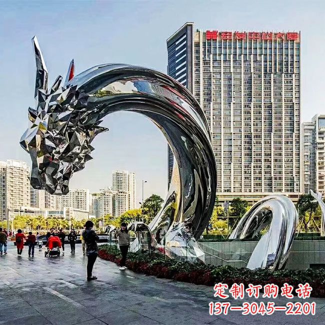 南通不锈钢创意动物雕塑