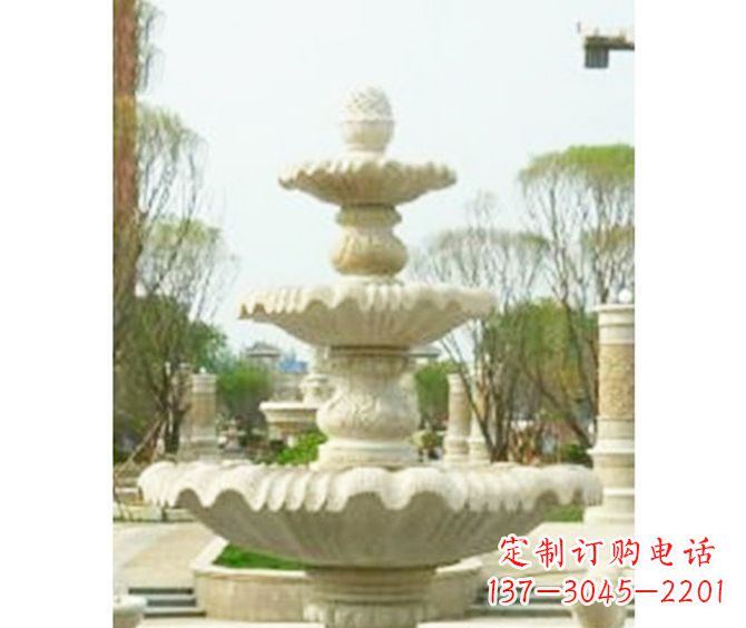南通大型多层喷泉石雕 (3)
