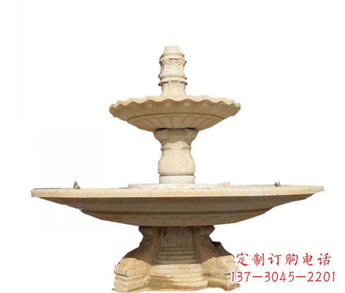 南通大型多层喷泉石雕 (2)