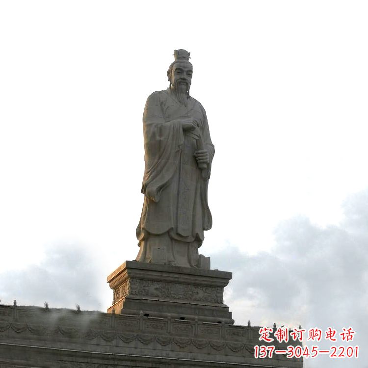 南通大型孟子景观雕塑-景区广场历史文化名人塑像
