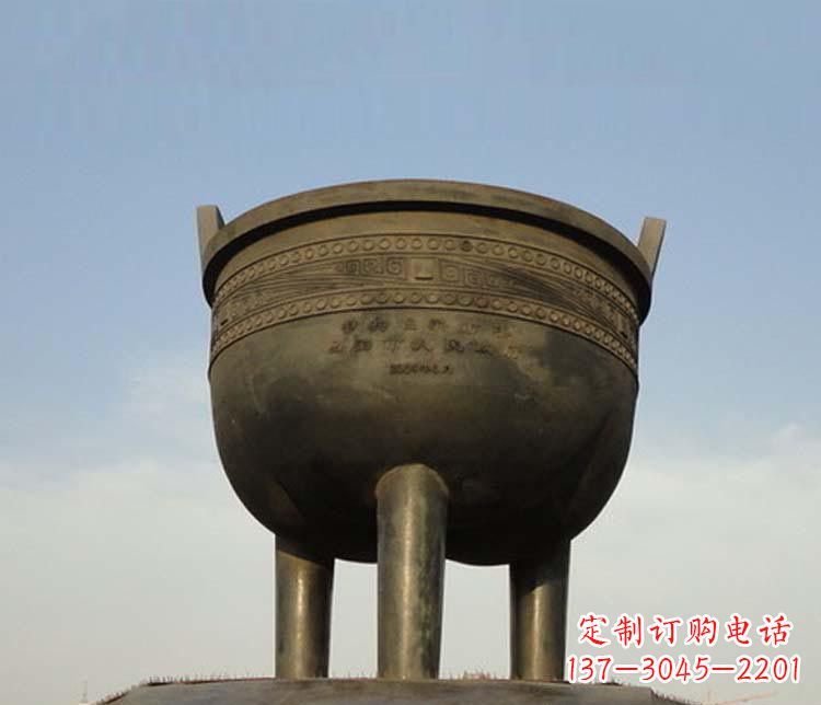 南通精美铜香炉雕塑