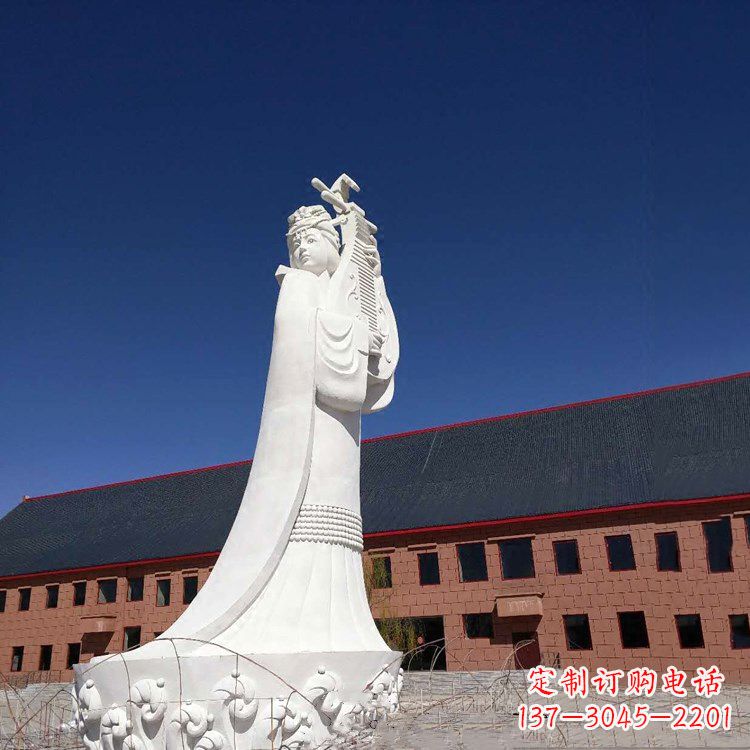 南通中国古代四大美女之王昭君出塞石雕塑