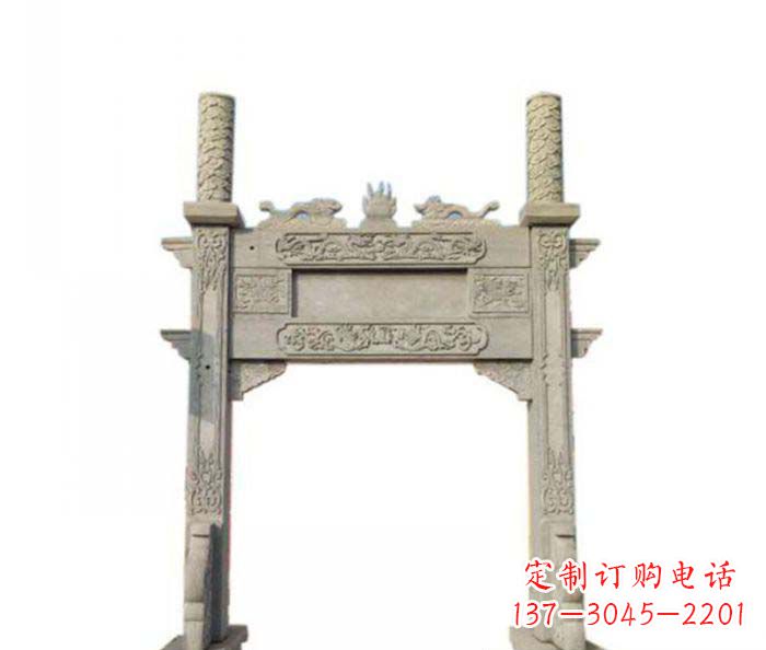 南通产品名称中领雕塑-牌坊石雕