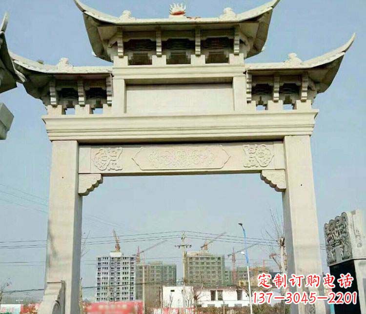 南通精美牌坊石雕