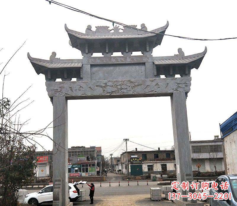 南通精美大理石牌坊石雕