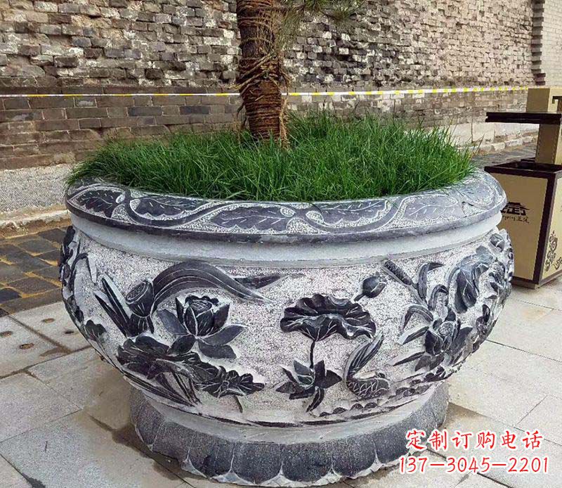 南通精美花盆雕塑,点亮你的道路景观