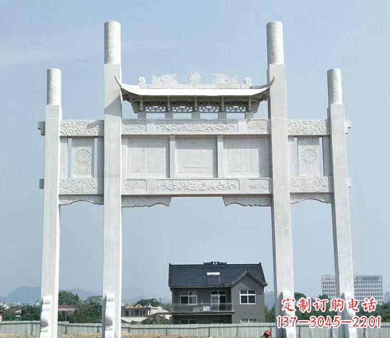 南通精美牌坊雕塑