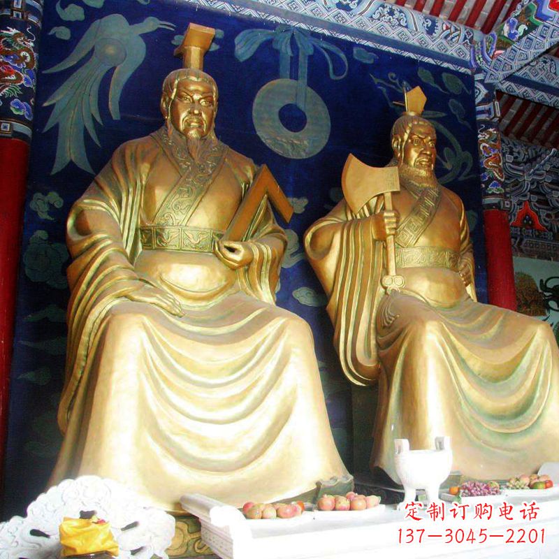 南通帝喾铜雕神像,让你的家居更有气质