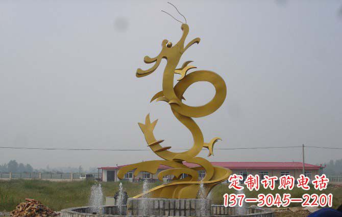 南通雕塑飞龙 不锈钢雕塑龙