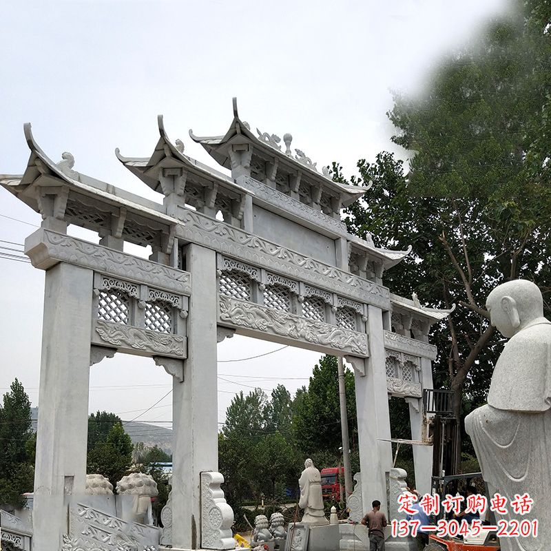 南通牌坊雕塑——精美、经久耐用的室外装饰艺术