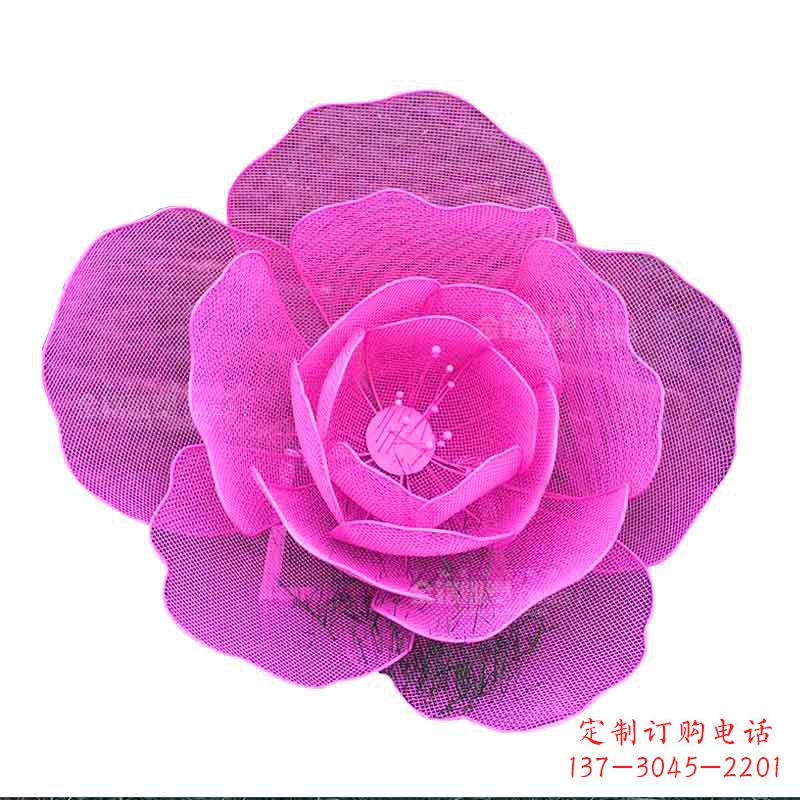 南通精美玫瑰金属雕塑