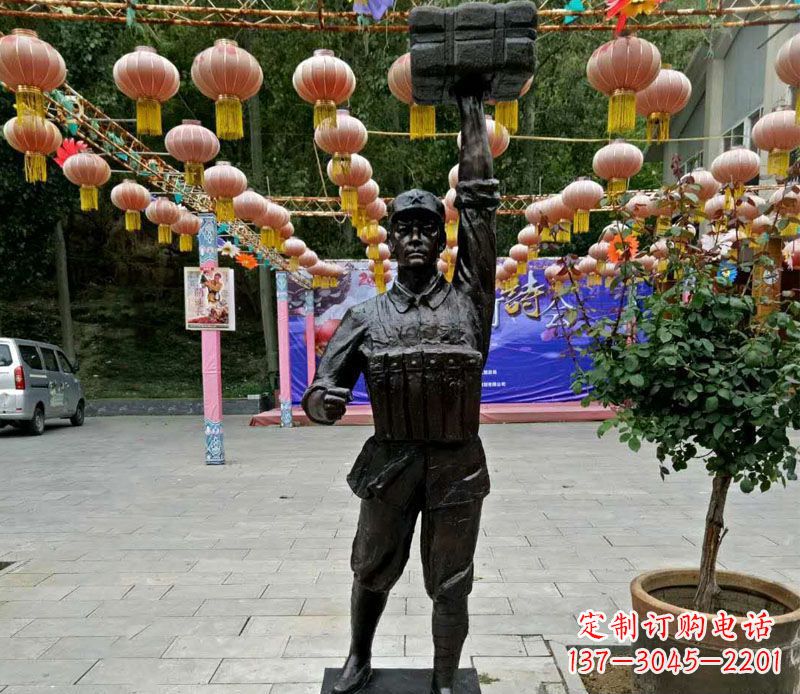 南通董存瑞铜雕