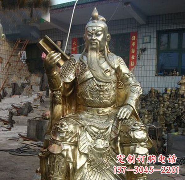 南通关公武财神铜雕定制