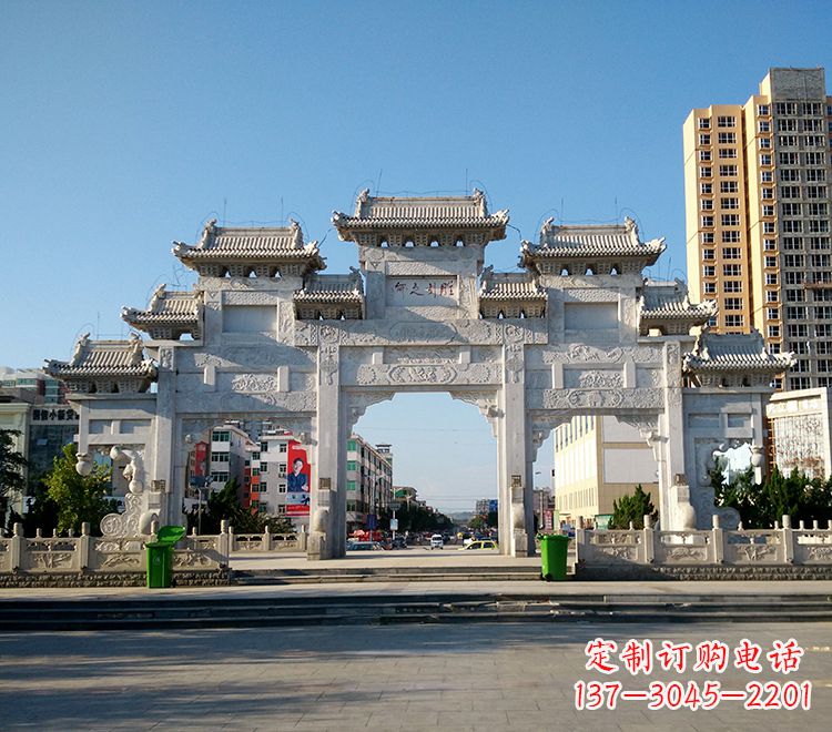 南通锻铜雕塑 人物雕塑石雕牌坊