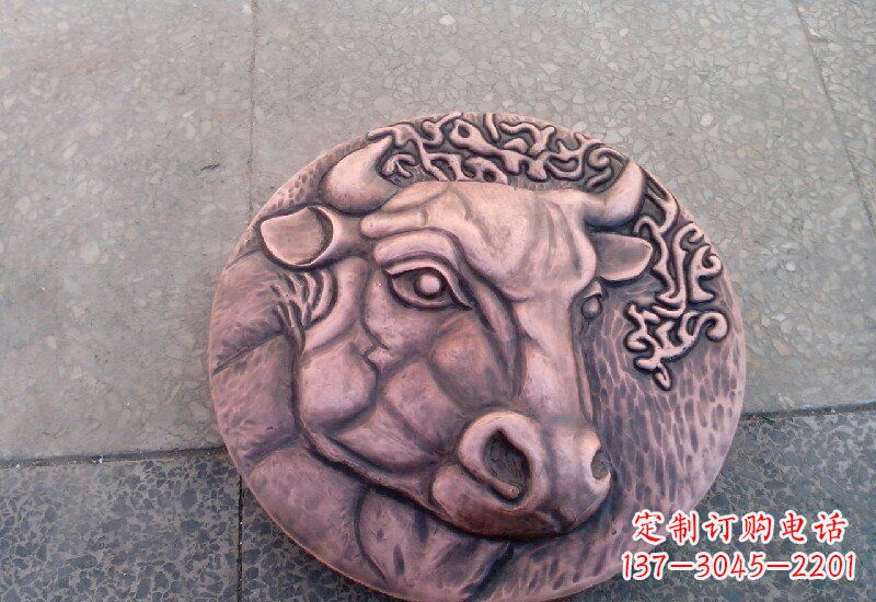 南通锻铜十二生肖兽首雕塑