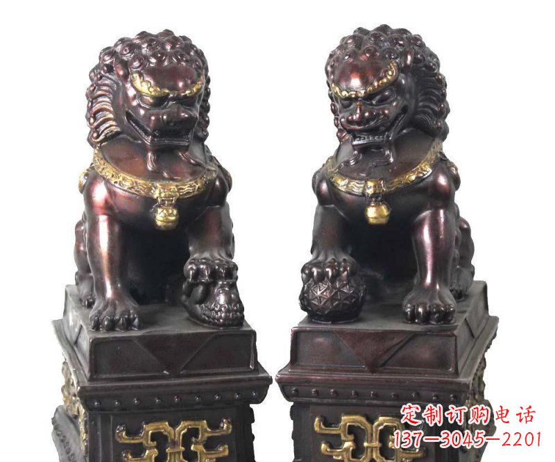 南通传统工艺铜雕狮子雕塑