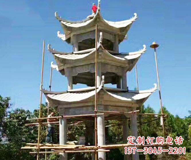 南通精美古典凉亭石雕