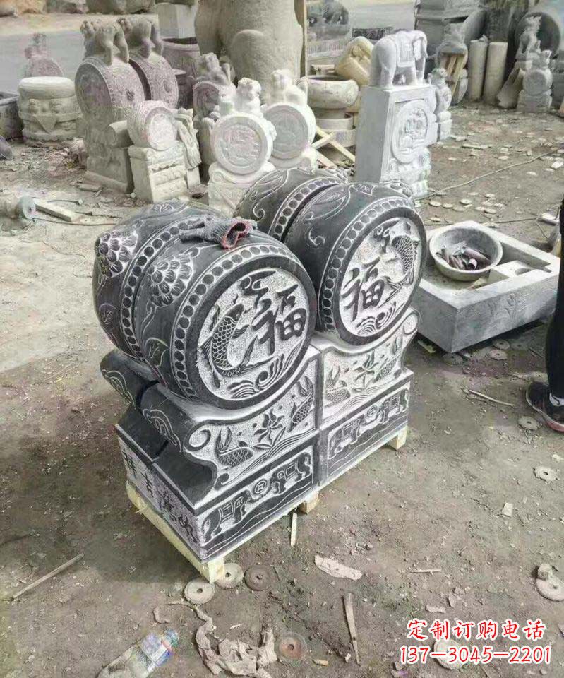 南通仿古福字石门墩