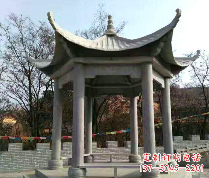南通仿古六角凉亭石雕