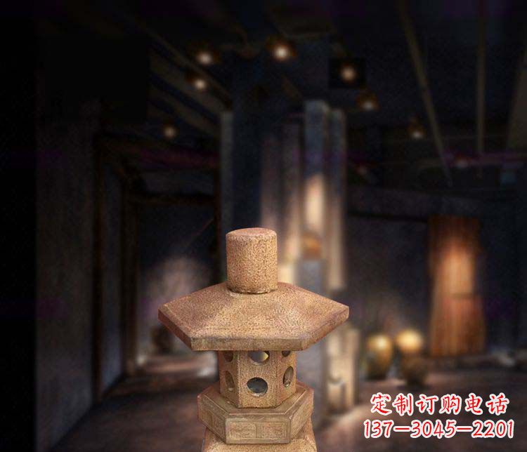 南通精美仿古石灯雕塑