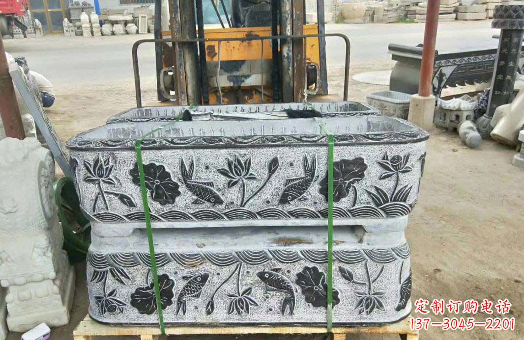 南通仿古石雕水缸 (2)