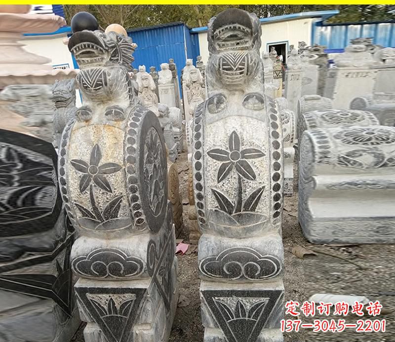 南通仿古石门墩雕塑,传承历史文化