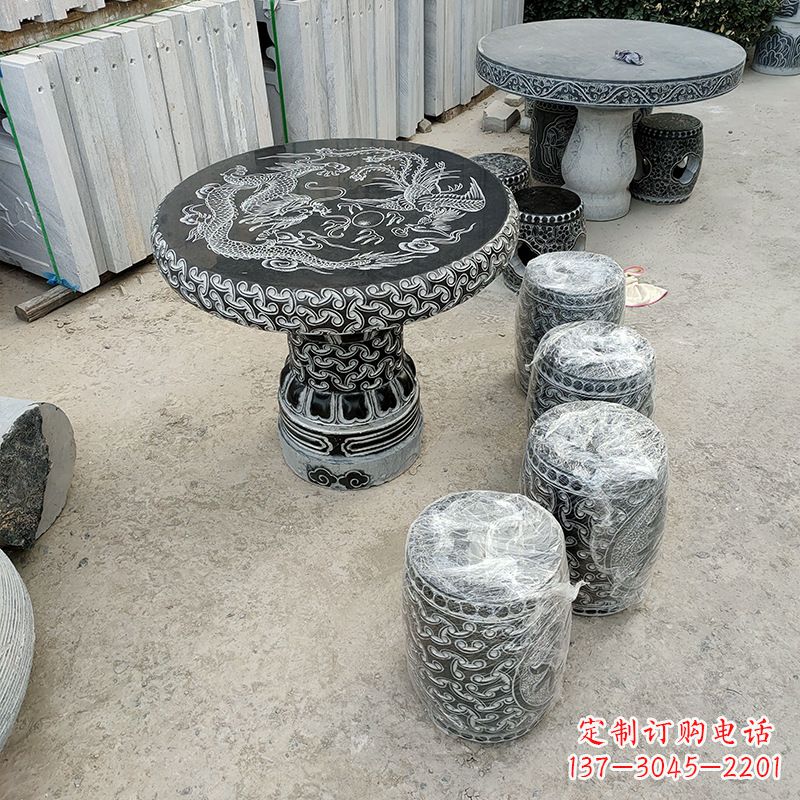 南通仿古石桌凳