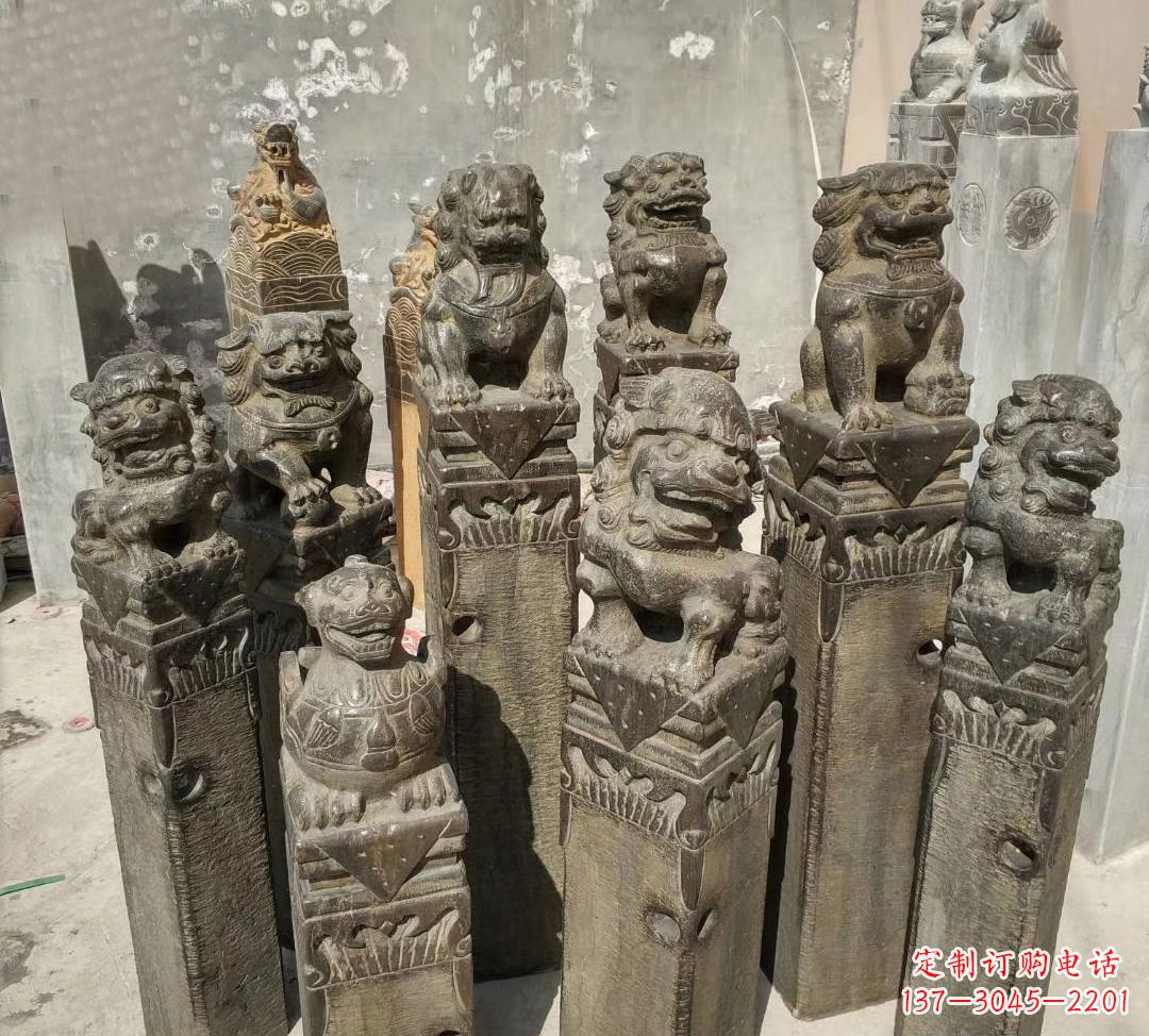 南通仿古马雕塑,高端定制艺术石雕