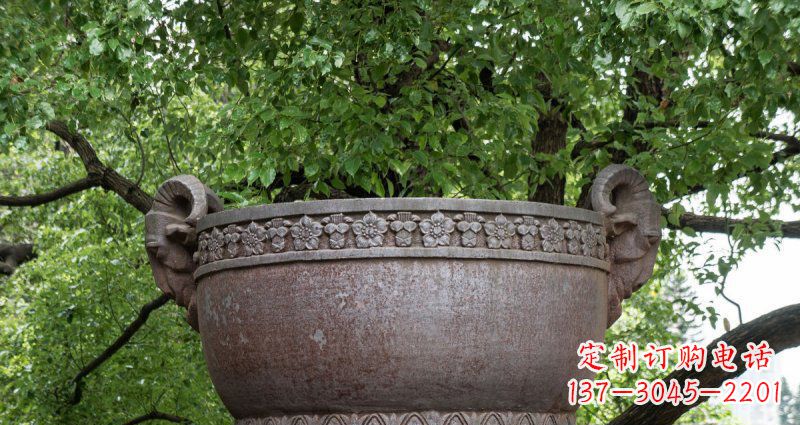 南通中领雕塑仿古水缸铜雕