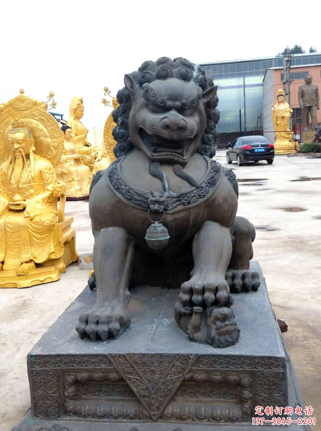 南通精美仿古铜狮子雕塑