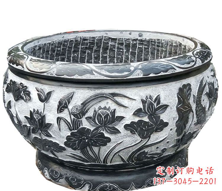 南通仿古庭院花盆雕塑