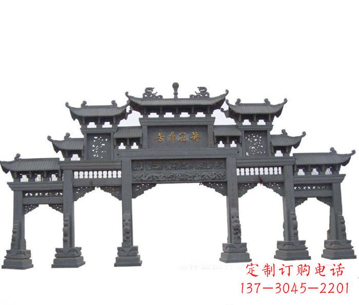 南通产品名称仿古牌坊石雕
