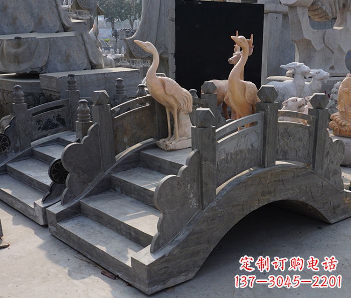 南通精致石制仿古拱桥雕塑