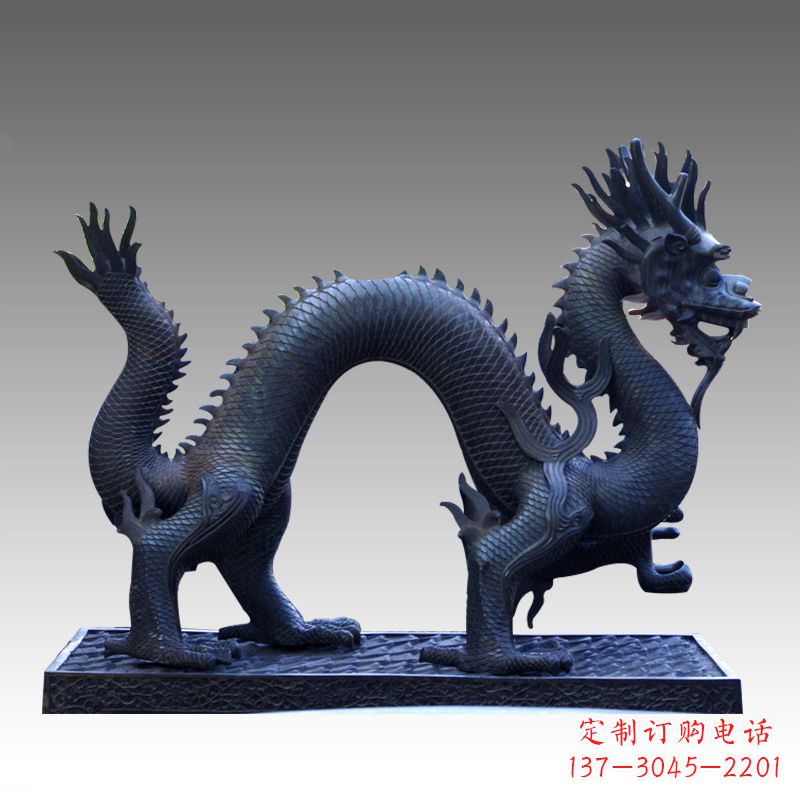 南通古典风格神龙铜雕