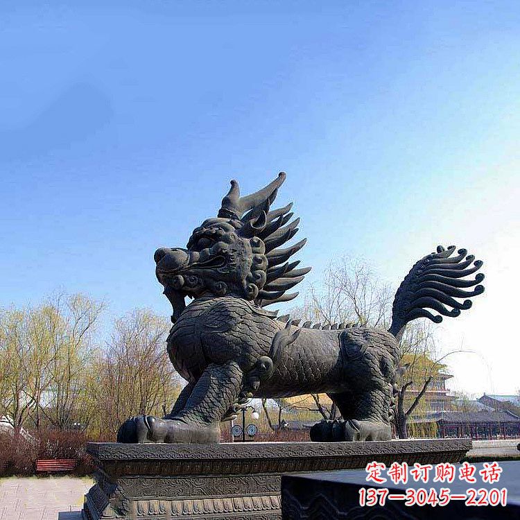 南通古典麒麟雕塑,精美绝伦