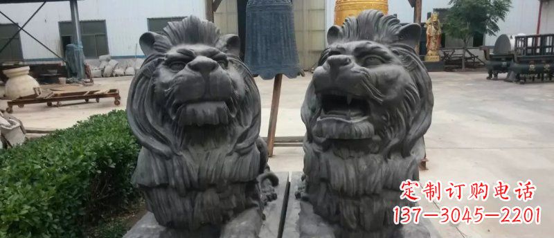 南通玻璃钢狮子雕塑