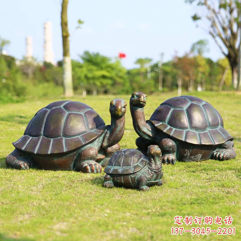 南通仿铜做工精美的乌龟雕塑摆件