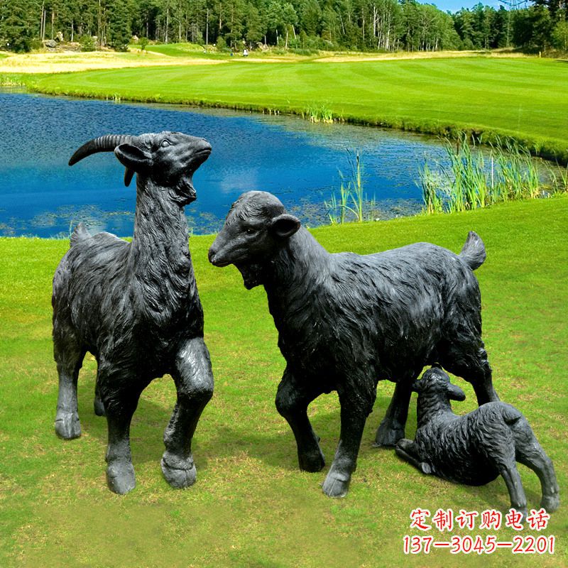 南通仿真黑山羊雕塑
