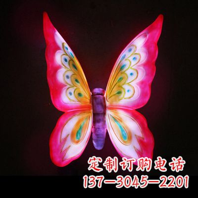 南通定制发光蝴蝶雕塑