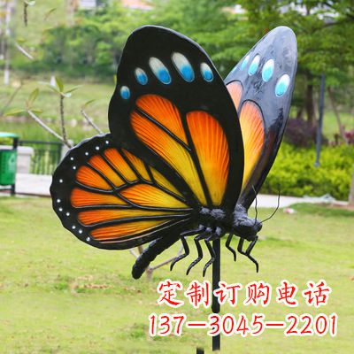 南通黄色蝴蝶雕塑