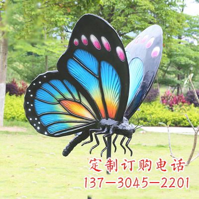 南通蓝蝴蝶雕塑-让你的室内空间焕发生机
